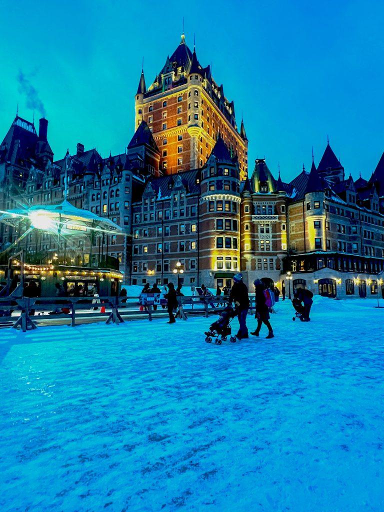 Chateau-Frontenac-Terrasse-Dufferin-Winter - Québec City History