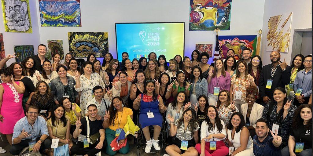 Group Picture at the Latino Travel Fest 2024