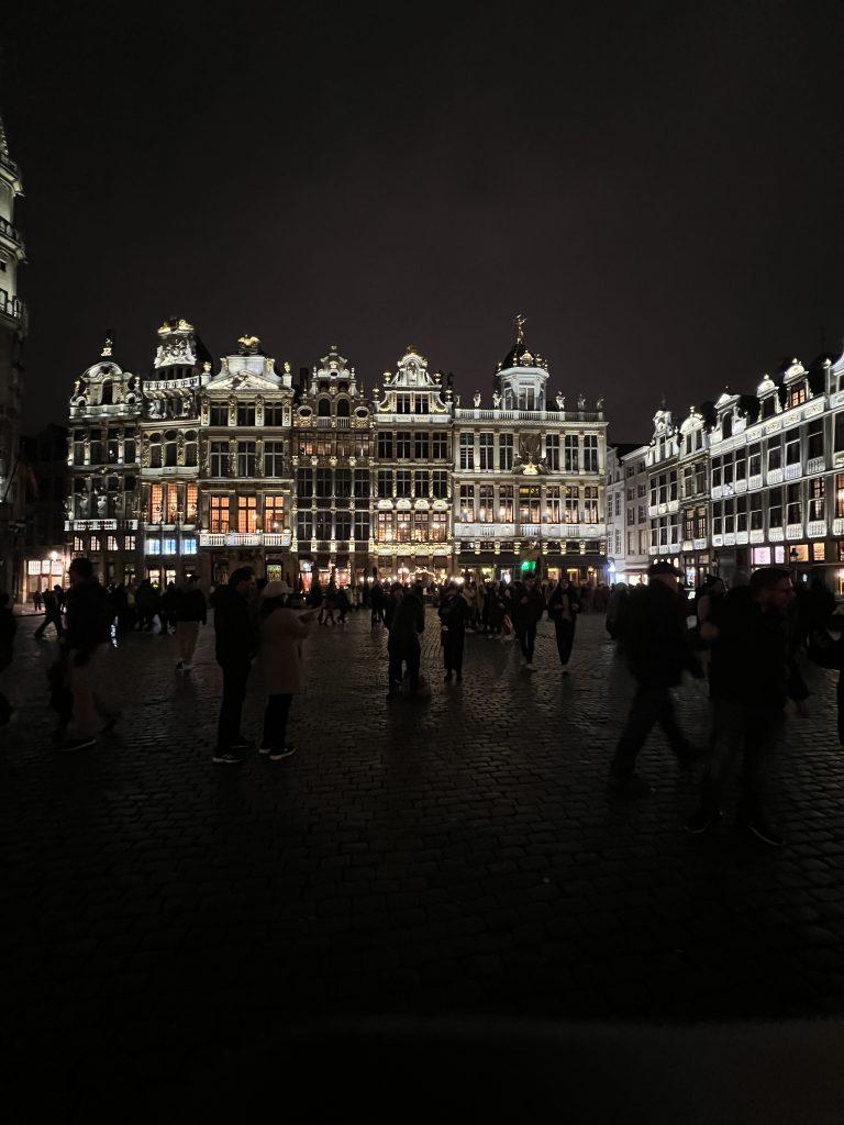 Brussels Christmas Market - Best European Christmas Market - Light Show at The Grand Palace